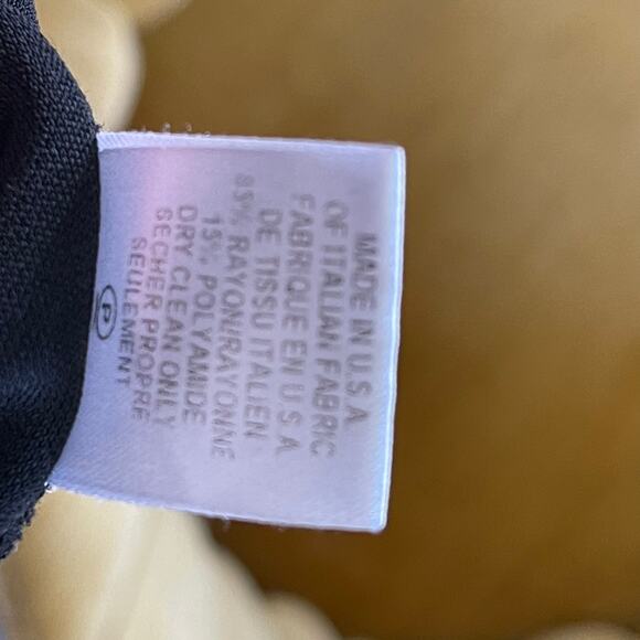 Diane Von Furstenberg Black Stretch Dress Size 4 - Picture 5 of 6